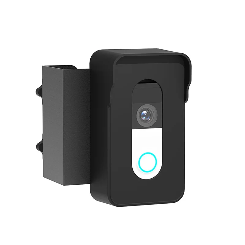 Soporte de timbre de vídeo antirrobo CEA, soporte de montaje sin perforación, accesorios adaptables de plástico, soporte de timbre Universal