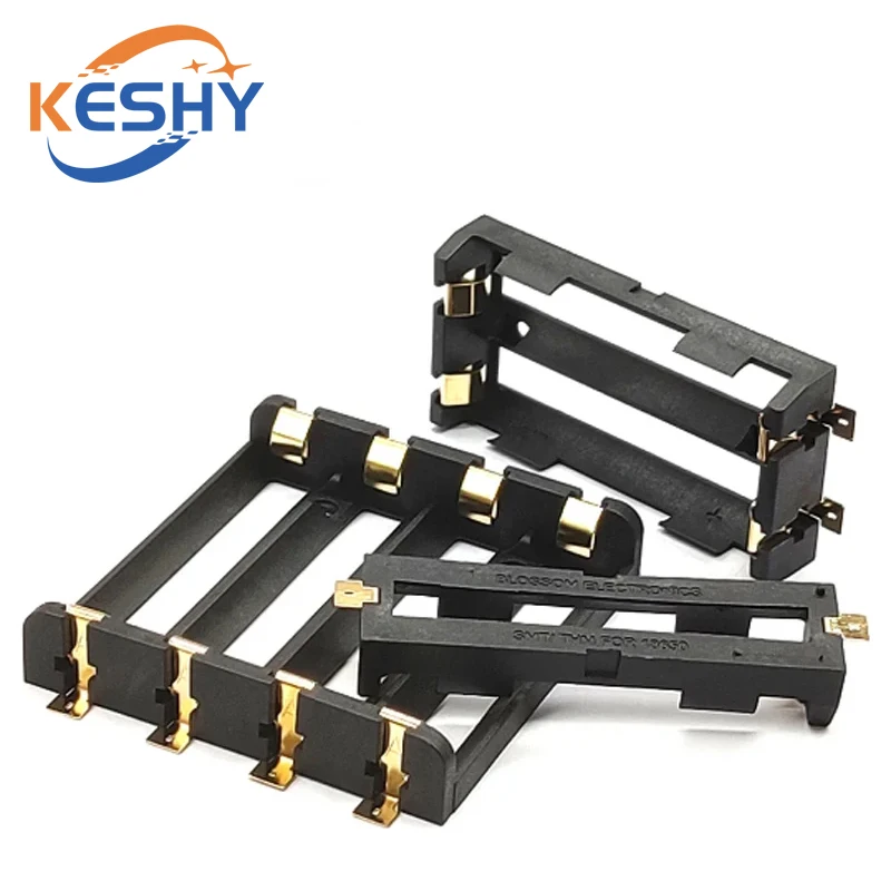 1x2x3x4x 18650 SMT Uchwyt na baterie 18650 SMD Pojemnik na baterie Pojemnik na baterie Power Bank z brązowymi pinami Akumulator SMT — zdjęcie produktu 3