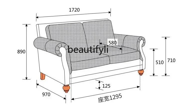 pg46Modern simple first-layer cowhide leather sofa home living room upholstered furniture simple solid wood