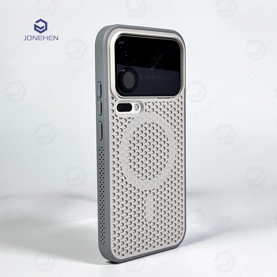 

For Magsafe Cooling Heat Dissipation Magnetic Case For Xiaomi MI 17 Pro Max 15 14 Pro 13 Mi17 Breathable Mesh Hard Matte Cover
