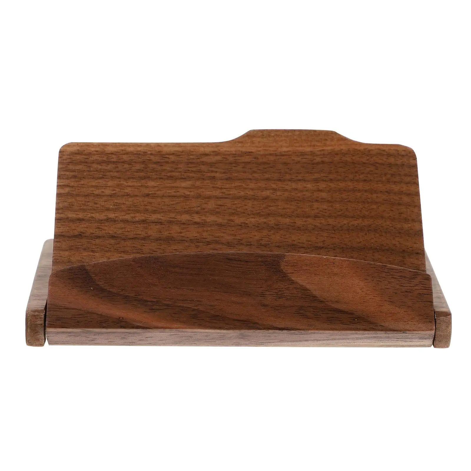 

Flip Business Card Holder Case Organizers Credit Wooden Name for Men Pocket Holders