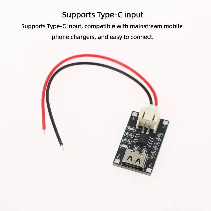 TP4056 1A 3.7V Lithium Charger with PH2 Reliable Overcurrent Protection for Projects