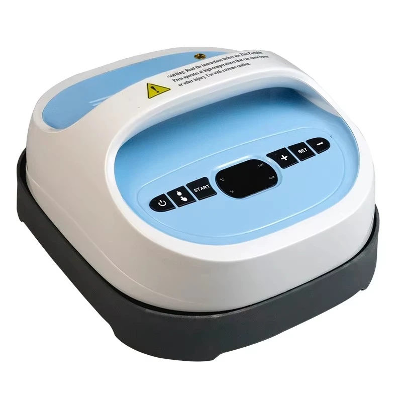 

Mini Manual Hot Transfer Tshirt Printing Machine Wholesale Portable Flatbed Hand Held Sublimation Machine with Safety Base