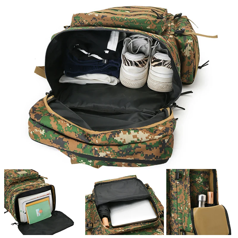 Grand sac à dos DulMolle pour homme, sac d'escalade, sac à bagages de sport, sac à dos de voyage, trekking, randonnée, camping, voyage en plein air