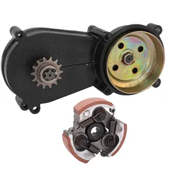 1Pc 14T Clutch Drum Bell Housing Gear Box with Clutch Replacement for 47cc 49cc Mini Pocket Quad Dirt Bike ATV