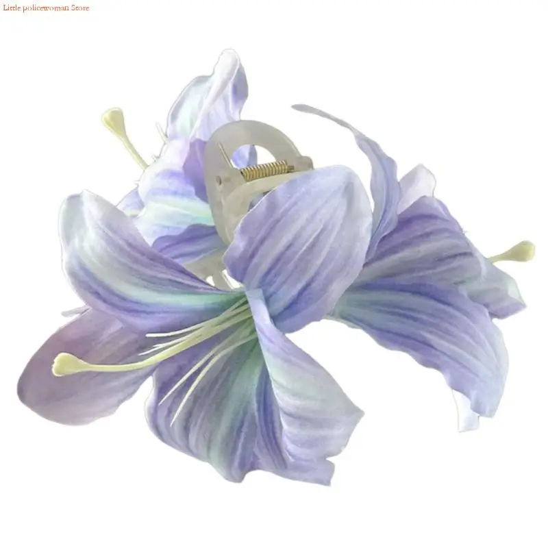 F92D Convenient Floral Hair Claw Elegant Hair Accessory Providing Secure Grip And Enhancing Beauty For Various Occasion