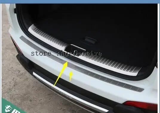 2014-2017 for Hyundai  IX25 Creta   Stainless Steel Rear Bumper Door Sill Trunk Tread Plate Trim Car Trunk Cover for