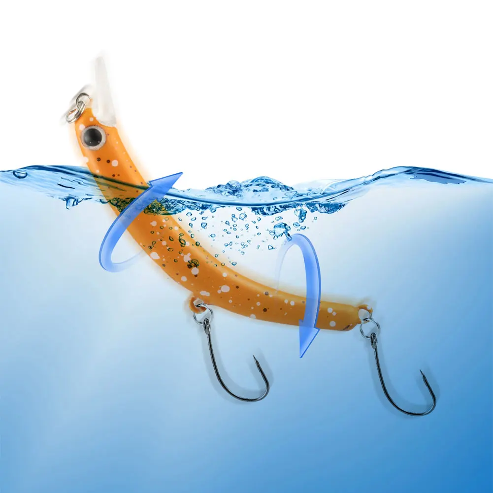 سمك السلمون المرقط المتذبذب الصيد إغراء 4 جرام 63 مللي متر الاصطناعي الطعم الثابت الصيد الملحقات #1