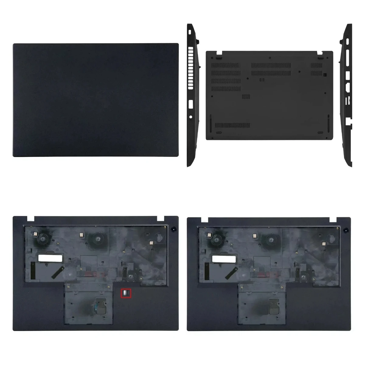 New Suitable for ThinkPad L490 L480 Laptop LCD Rear Cover Front Panel, Palm Rest, Bottom Coating, Fingerprint, Hinge, ABCD Cover