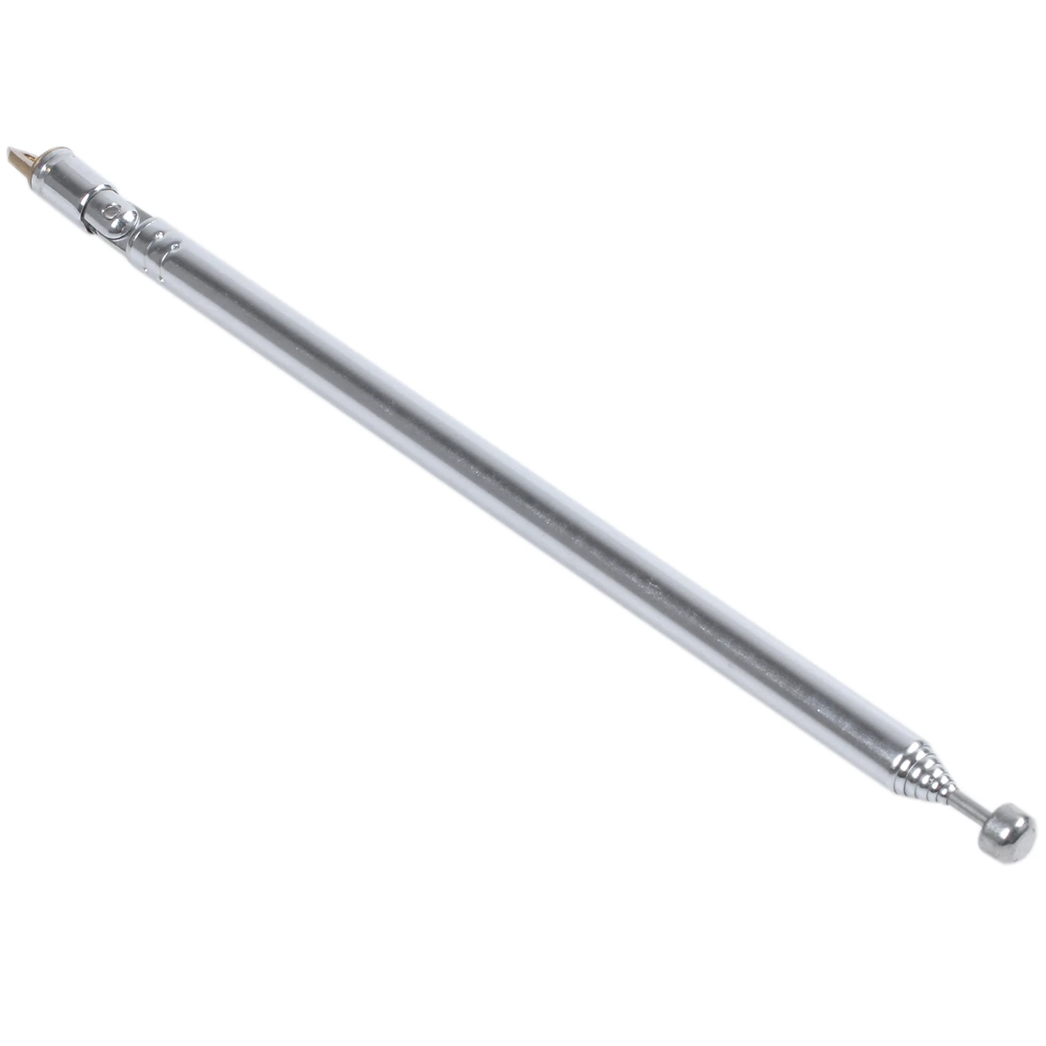 Metal part 7 Telescopic AM, FM radio antenna length 75 cm long silver