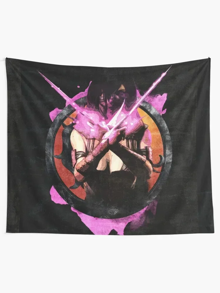 Mortal Kombat Mileena Tapestry Room Aesthetic Outdoor Decor Home Decorations Aesthetic Wall Tapestries Tapestry