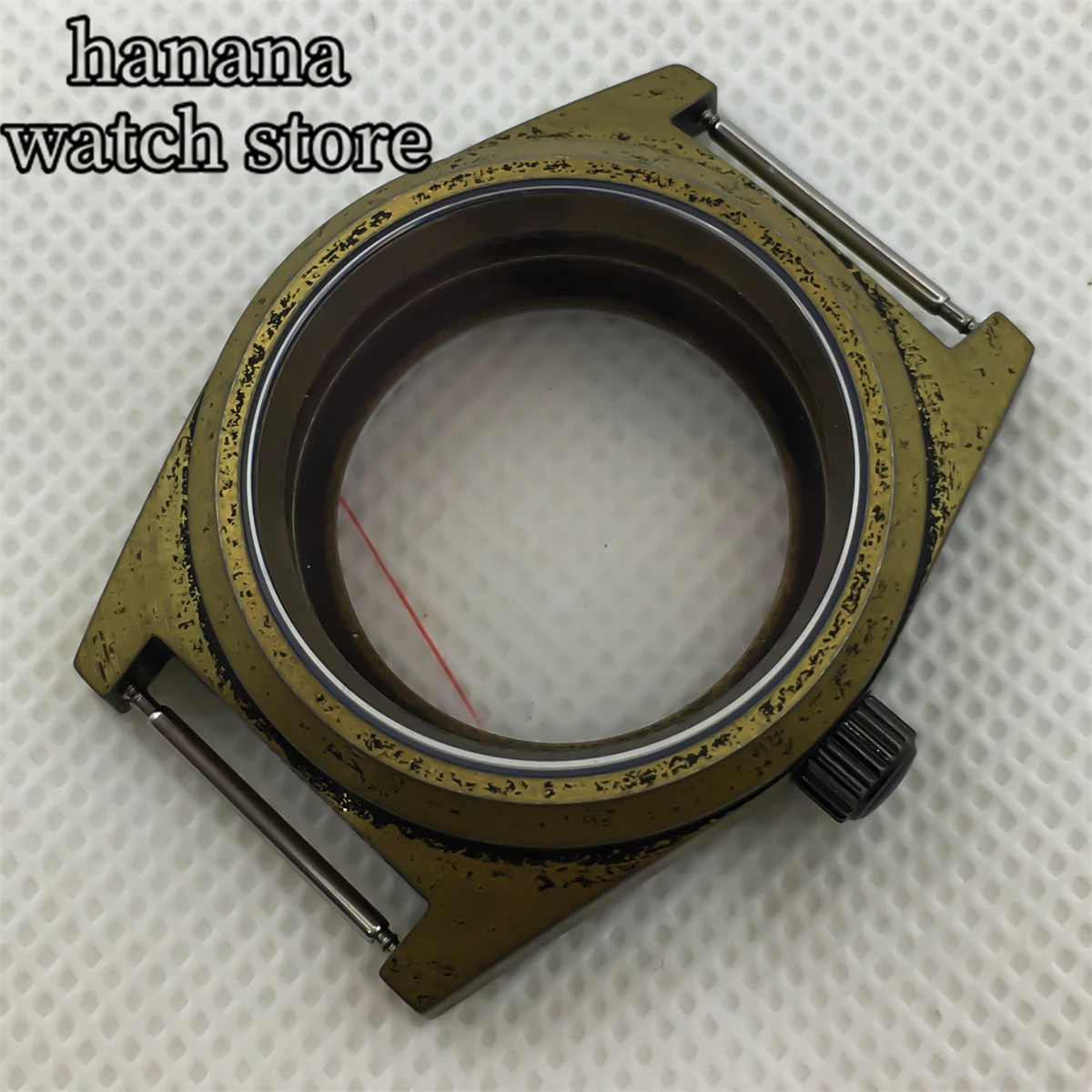 حافظة كريستال ياقوتي للحركة ، 38 ، البرونزية ، NH34 ، NH35 ، NH36 ، ETA2824 ، PT5000 ، خمر ، مقاوم للماء ، m