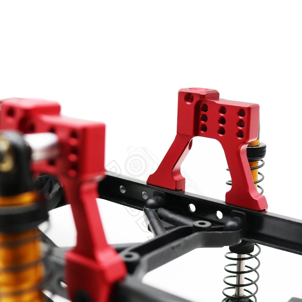 Metal Front Rear Shock Absorber Towers Mount for 1/10 Axial SCX10 II 90046 90047 90059 90060 RC Crawler Upgrade Parts