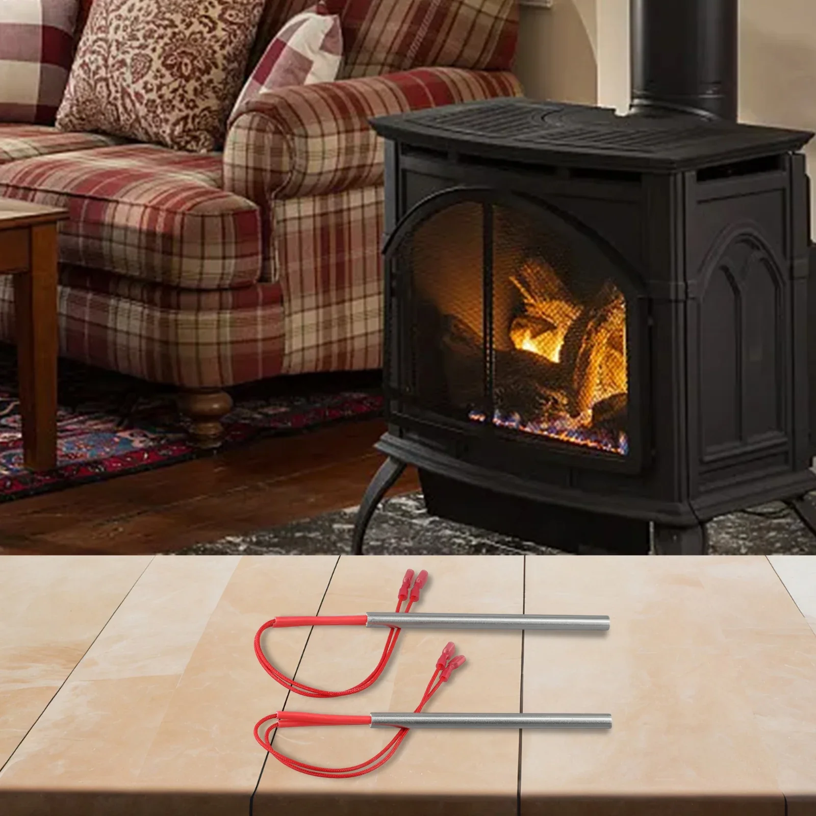 For Efficient Combustion Glow Ignitor Pellet Grill Ignitor Home Heating Length 150mm Efficient Heating Rod For Grills