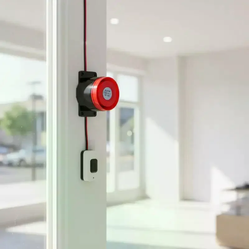 1PC High Decibel Audio Visual Alarm Buzzer 12V 24V 220V - Waterproof Dustproof Electronic Horn for Anti-Theft Security System