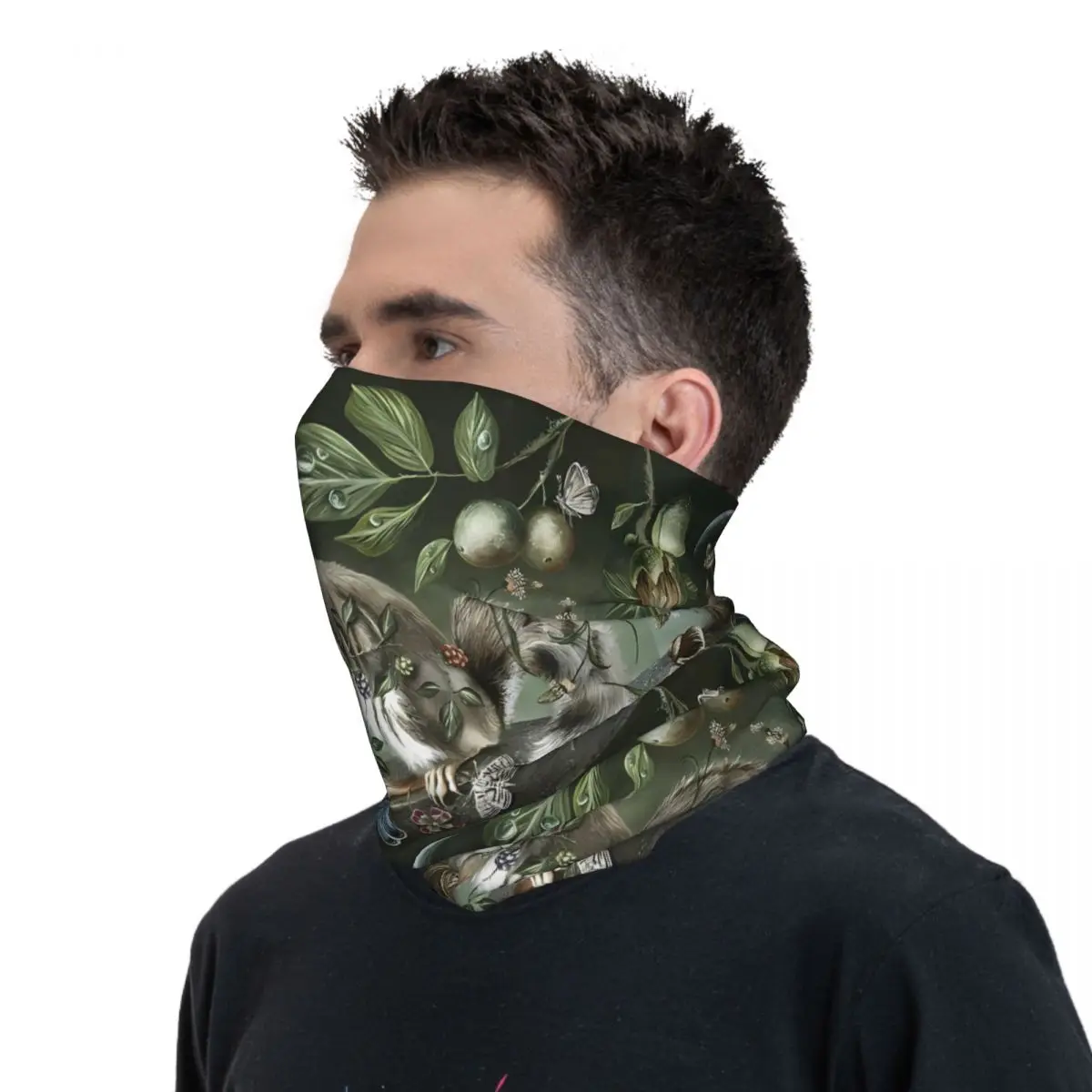 Mole Scarf Neckerchief Neck Face Mask Polyester