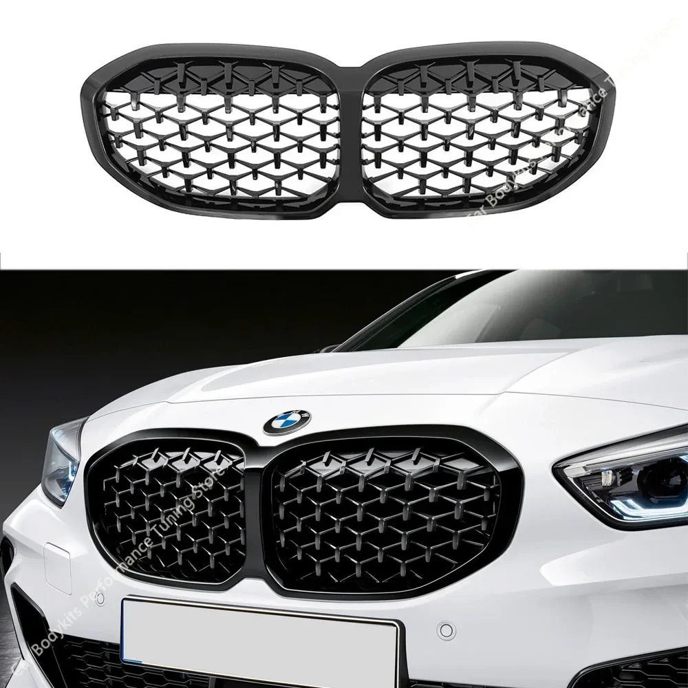 

Performance Style Air Intake Grille For Bmw F40 1 Series 118d 118i 120d 128ti M135i Gloss Front Kidney Grille Bodykit 2019-2024