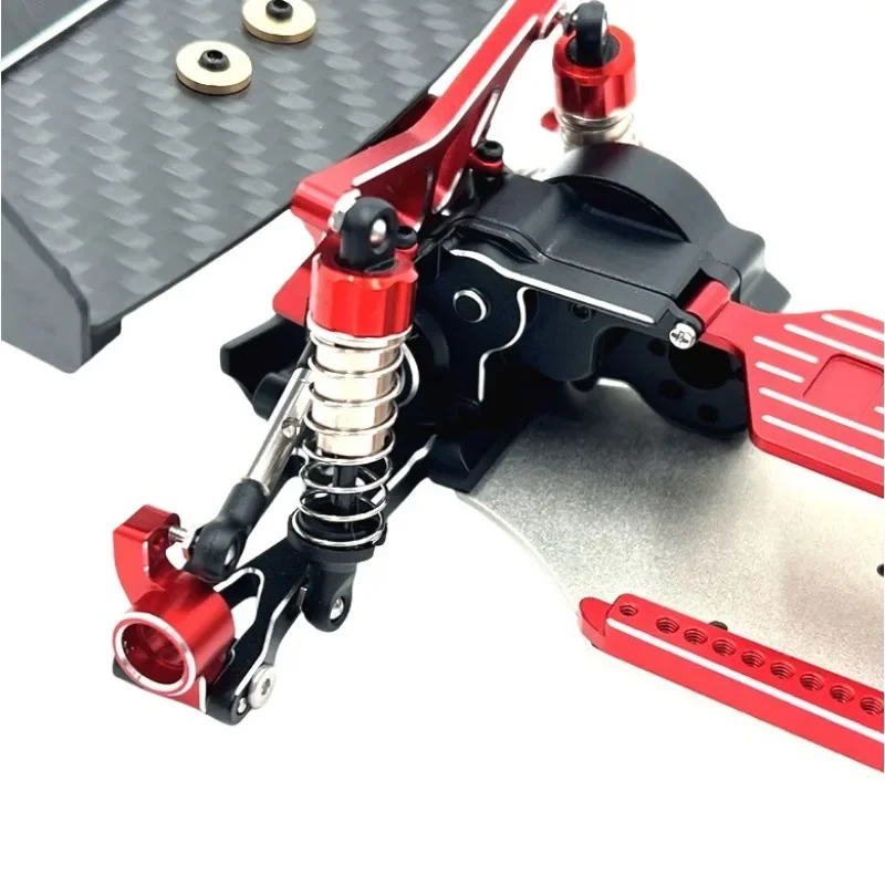 Verstelbare Trekstang voor WLtoys 1/24 244016 LOSI 1/24 Micro-B RC Auto Metalen Upgrade OP Accessoires Onderdelen