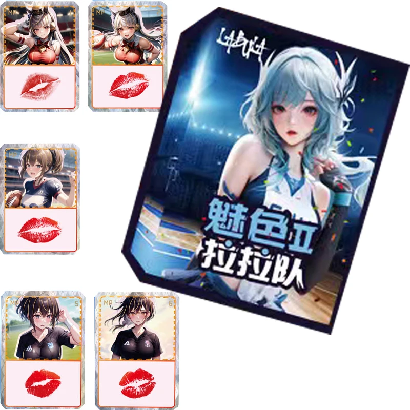 Charming Cheerleading Team Goddess Cards Stories Booster Box Anime Flash Card Games Girl Collection Party Game Card Toys Gifts