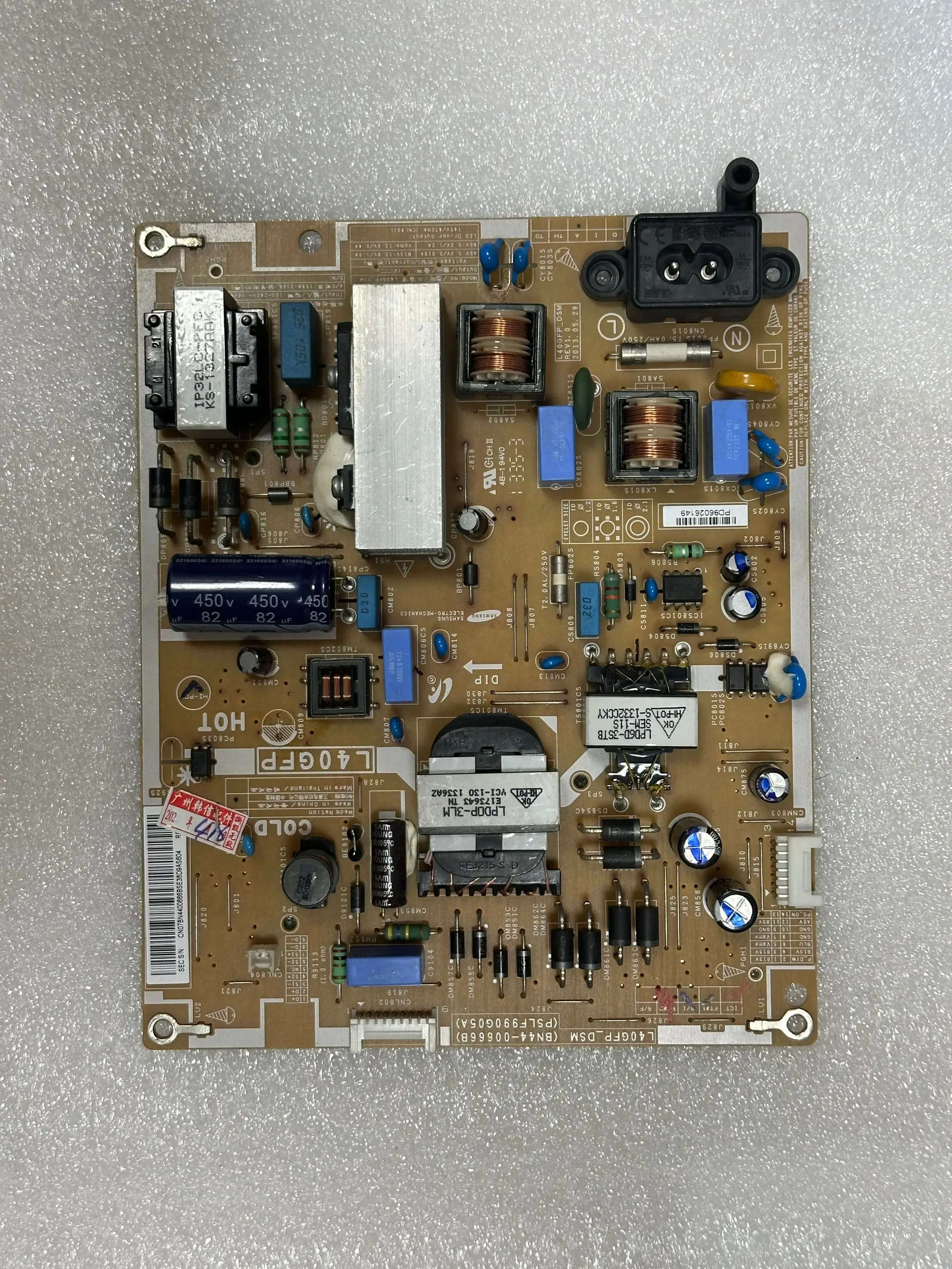 

BN44-00666B BN44-00666A Power Board is for UN40EH5300M UN40EH5300G UN40EH5300F UN40EH5000M UN40EH5000G UN40EH5000F