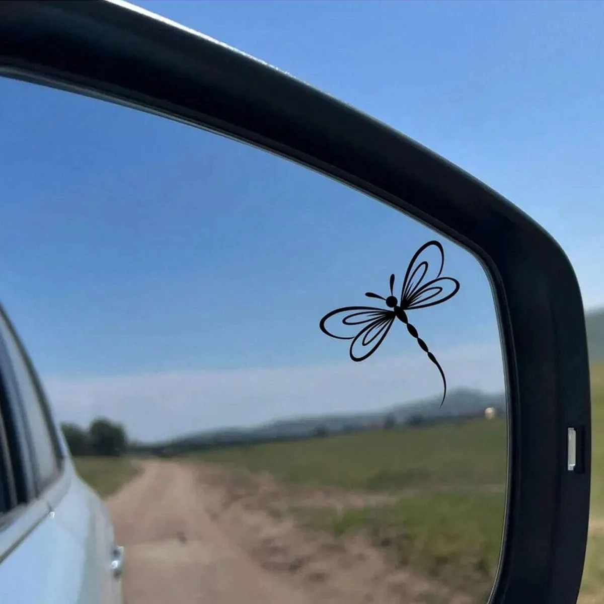 Dragonfly enthusiast car stickers, car stickers dragonfly, sun visor mirror stickers Dragonfly rearview mirror stickers