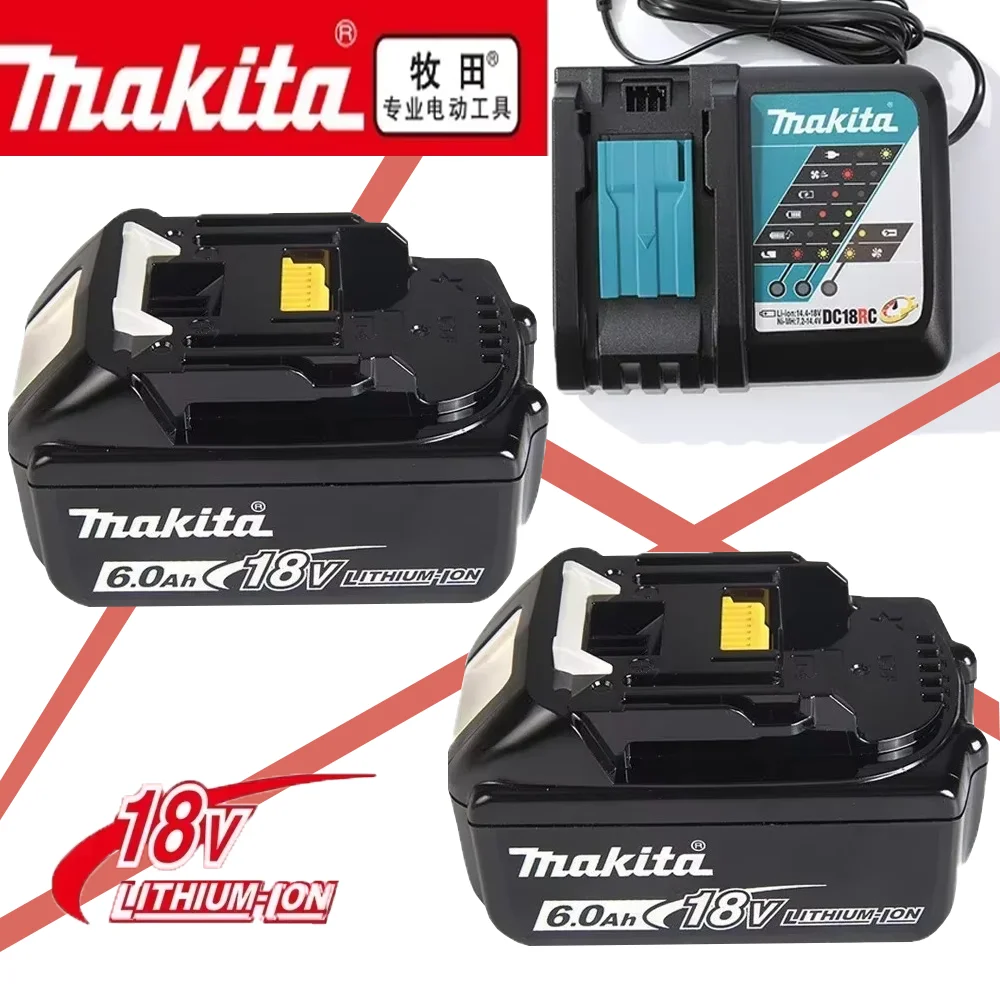 

100% original Makita 18V 2.0Ah Rechargeable Batteries Makita BL1830 BL1830B BL1840 BL1840B BL1850 BL1850B Power Tools Battery