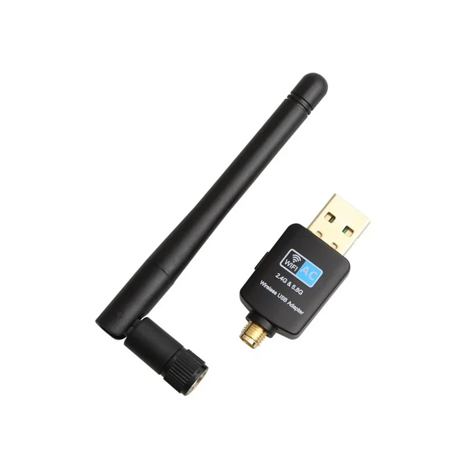600Mbps USB 2.0 Wifi Adapter 5.8GHz & 2.4GHz USB Wifi Receiver Wireless Network Card USB Wi-fi High Speed Antenna Wi fi Adapter