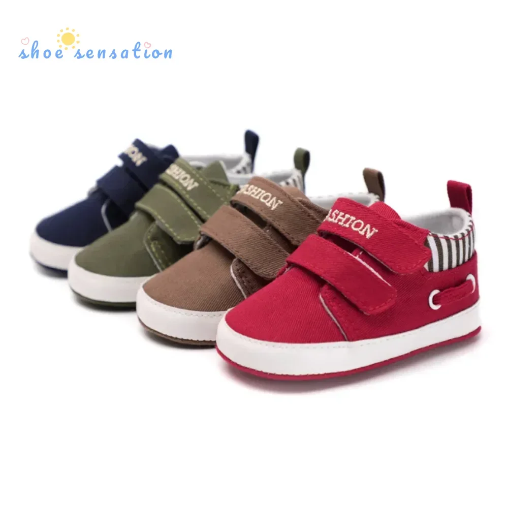 

Meckior Baby Boy Sneakers Newborn Striped Soft Sole Casual Baby Boys Girls Shoes First Walker Toddler Crib Shoes Moccasins