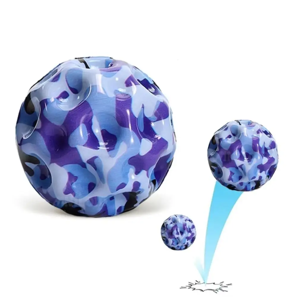 Springbal Hoge stuiterende bal Handbal met meerdere gaten Spel Polsretour Rubberen bal Mini met riem Pols elastische bal