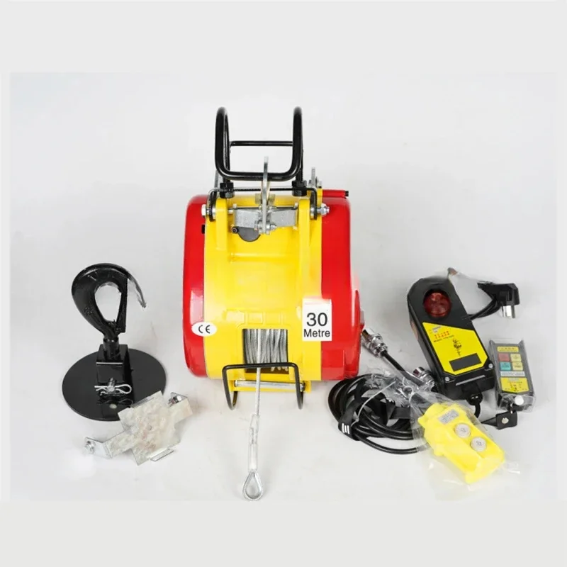 Palan Électrique Portable de 220V, Petite Grue à Suspension, Contrôle de Ligne, Outils et Équipement de Levage