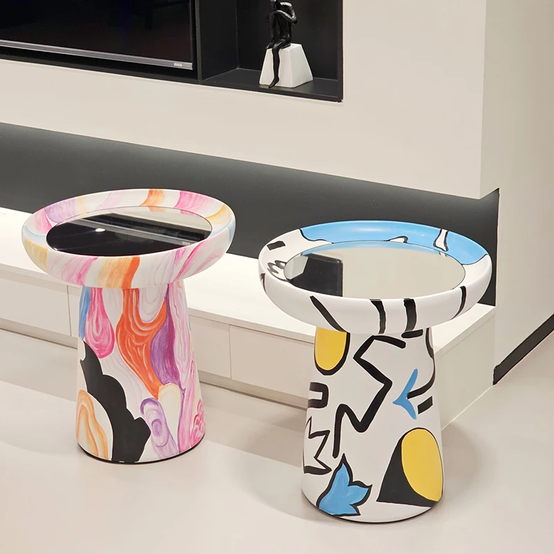 Creative Trendy Nordic Side Table Minimalist Living Room Coffee Table Delicacy Mesa De Centro Sala Living Room Furniture