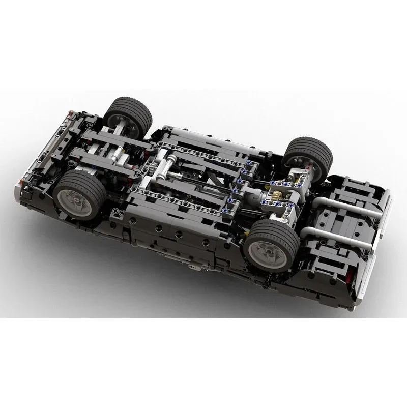 

MOC-42308 Classic Movie Series Supercar Assembly Splicing Building Block Model1388Car Parts Building Blocks Kids BirthdayToyGift