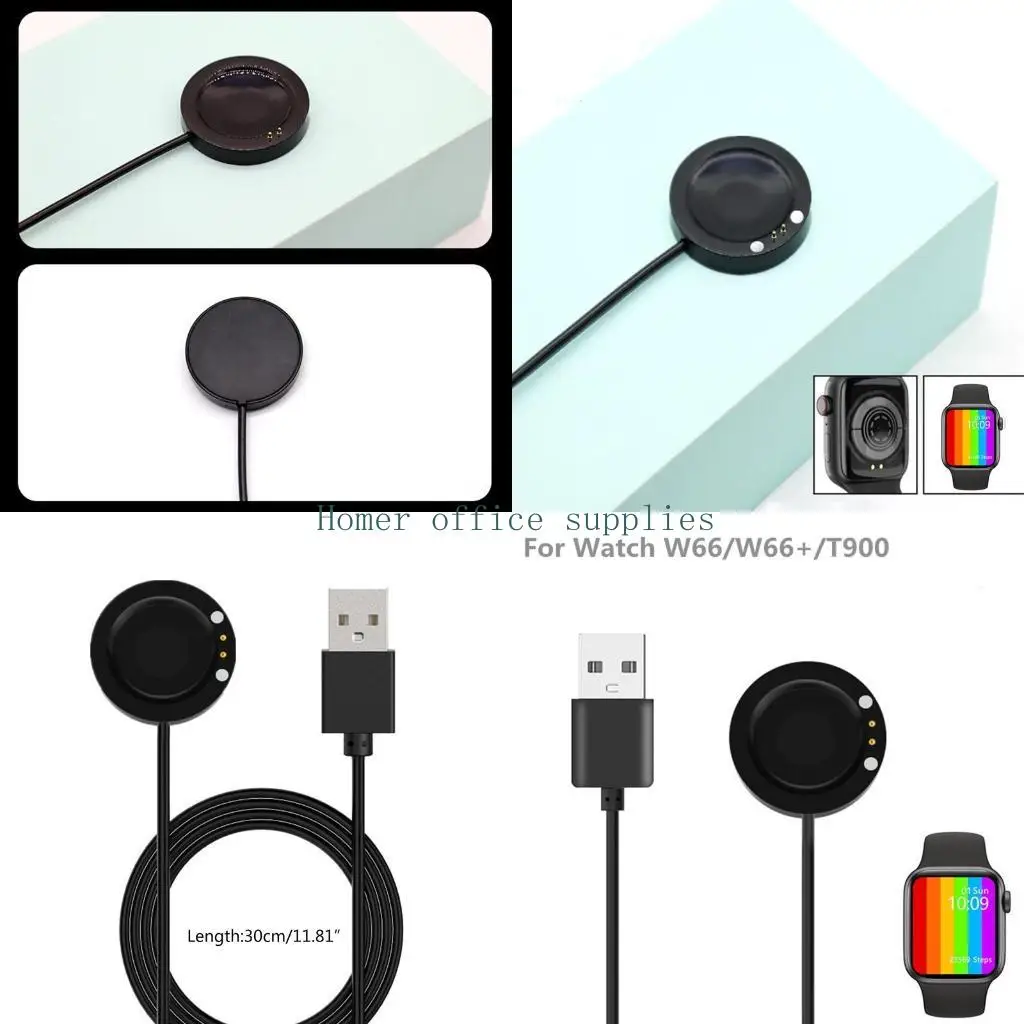 

K43B Адаптер питания для часов Зарядный провод Док-станция для W66 Магнитный зарядный кабель