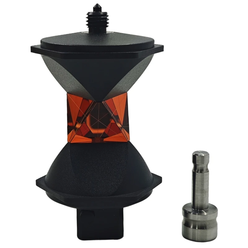 GRZ122 High Accurate 360 Degree Reflective Prism with Metal Holder, for Leica ATR Total-Station Topography Survey Reflector