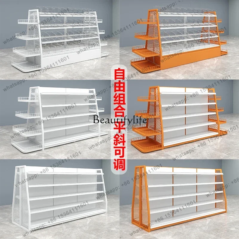 XX Snack Shelves Convenience Stores Imported Food Loose Scale Boxes Single And Double-sided Display Racks