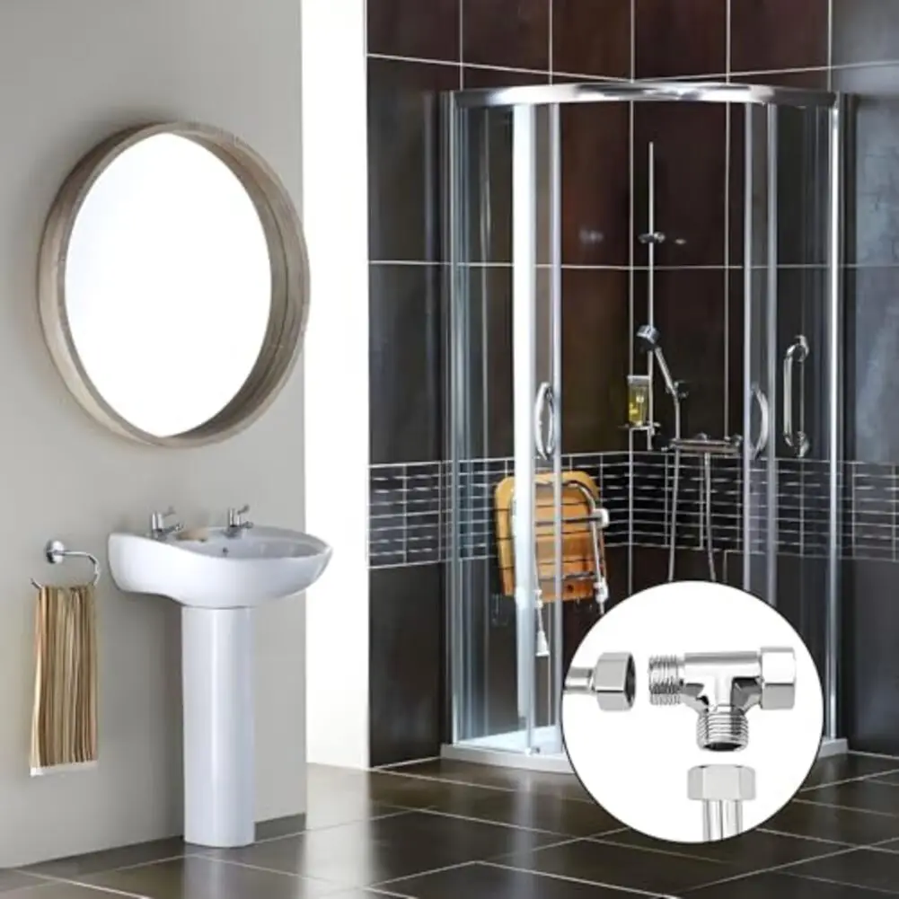 Adapter Brass T-adapter 360 Rotating Union Compatible With G1 2 Fittings Drip-free Connection For Bathroom Use