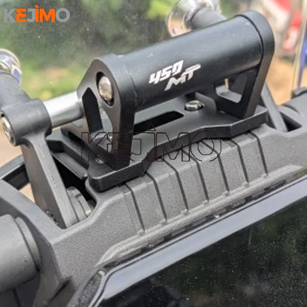

Motorcycle Mobile Phone Holder GPS Navigation Bracket CNC Extension Bracket For CFMOTO 450MT 450 MT MT450 ibex450 2024 2025 2026