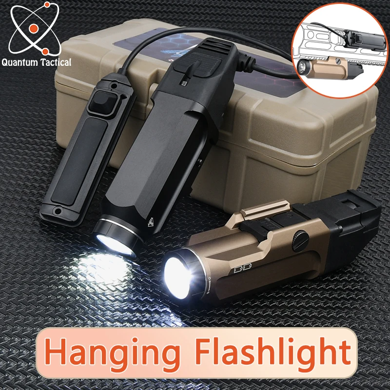 

WADSN Tactical Metal TR 9 Hunting Flashlight High Power Strobe LED Light Airsoft Pistol Lamp For 1913 UNIV System Gear