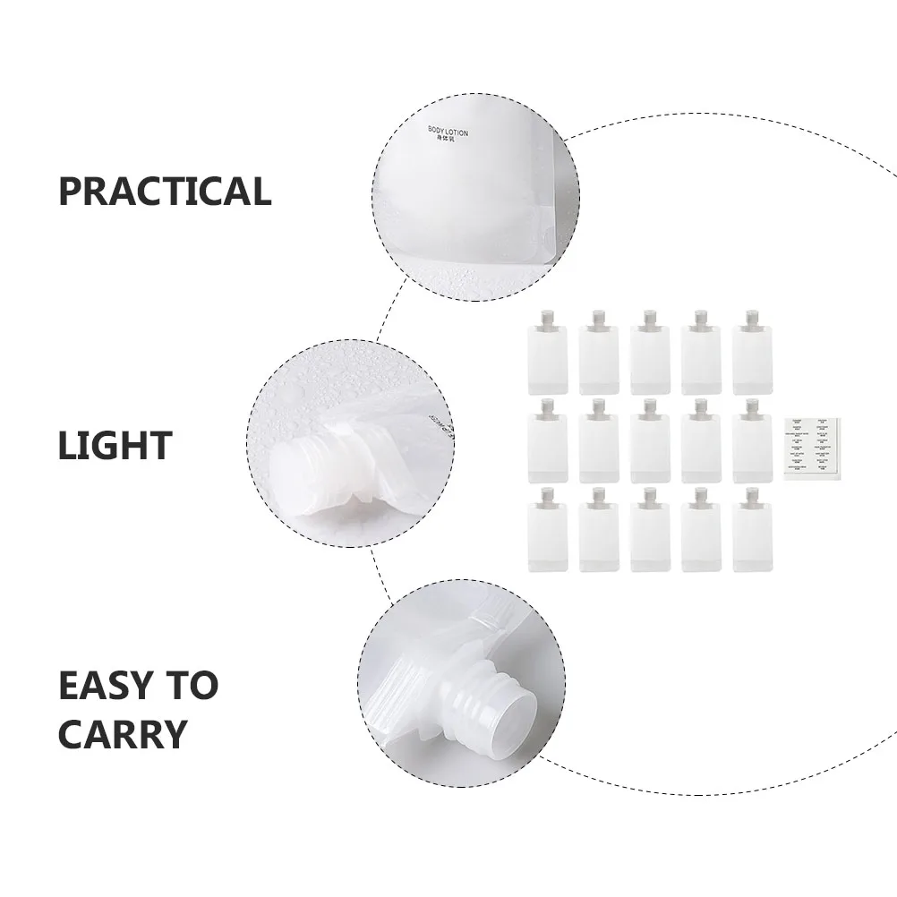 

1Set Small Suction Mouth Sub-Packing Bag Travel Lotion Storage Leakproof Portable Essence Creams Moisturizers Pouch