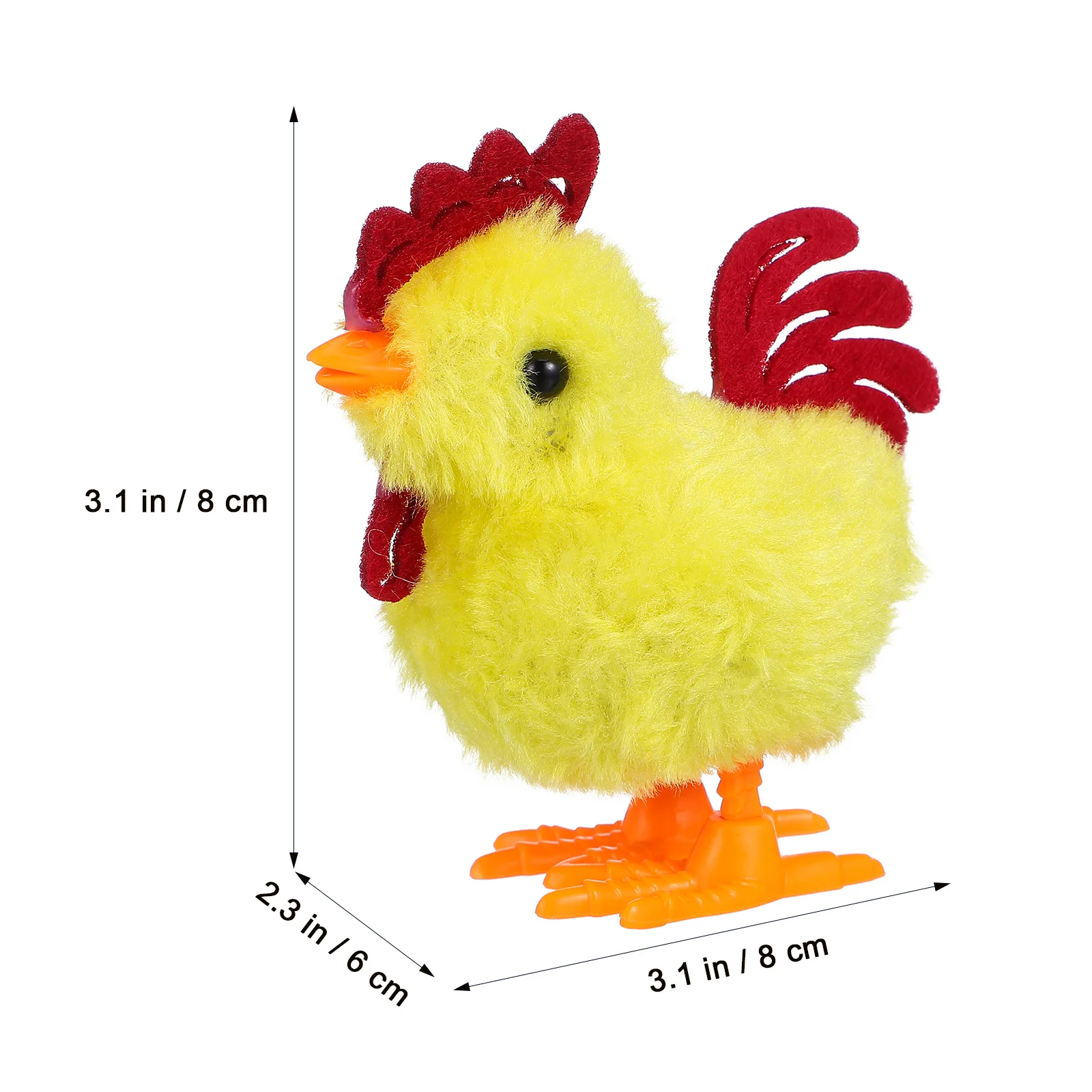 1Set Wind Up Chick Leuke Springen Kip Dier Decoraties Vakantie Feestartikelen Clockwork Hoppen Haan Kid Gift