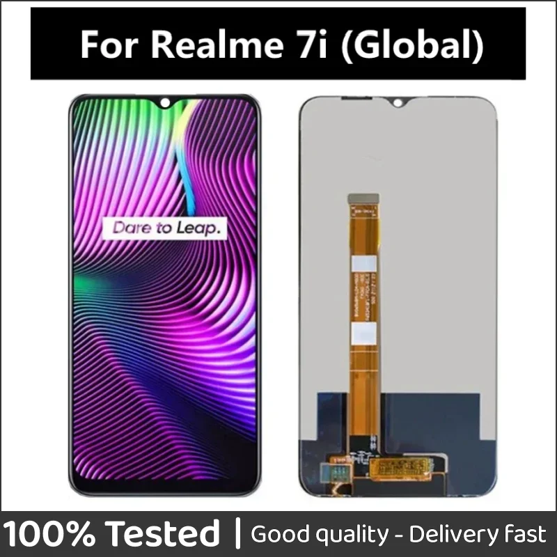 

6.5" IPS For OPPO Realme 7i Global Helio G85 LCD Display Touch Screen Glass Panel Digitizer