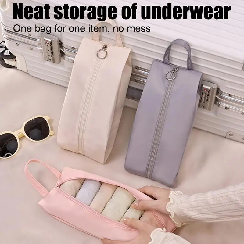 Portable Underwear Organizer Multifunctional Underwear Storage Bag Toiletry And Cosmetic Bag Clothes Organizer For Travel