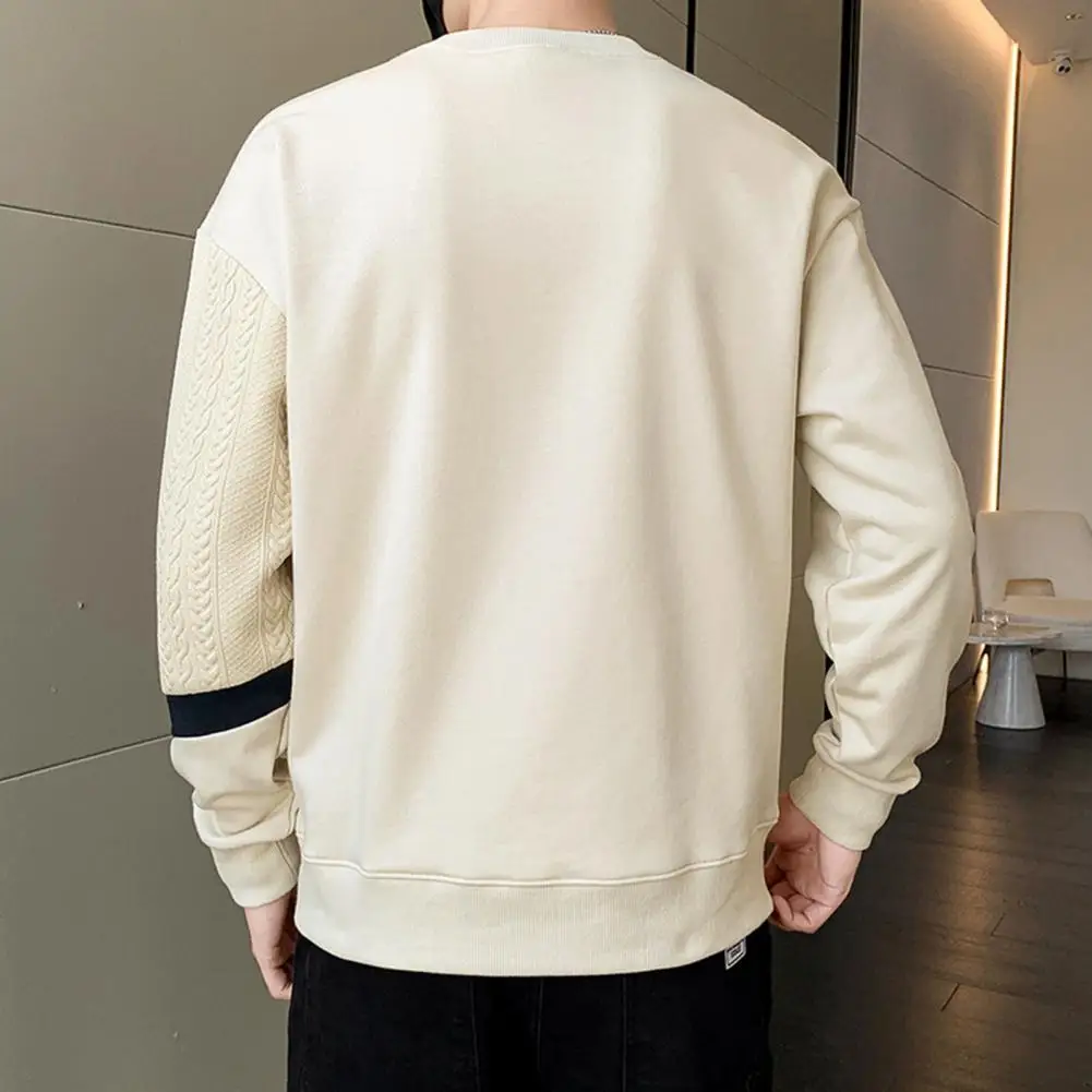 Stylish O-Neck Spliced Pockets Asymmetrical T-Shirt Men Clothing 2023 Spring New Oversized Casual Pullovers All-match Tee Shirt