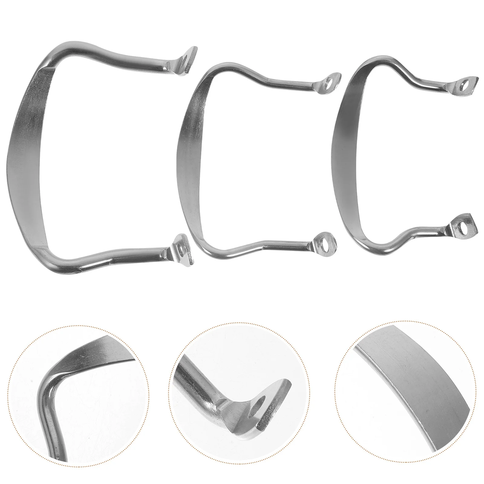 1 Set Stainless Steel Replacement Pot Handle Side Fixing Handle For Pots Pans Wok Stockpot Boiler Steaming Pot Serving Tray