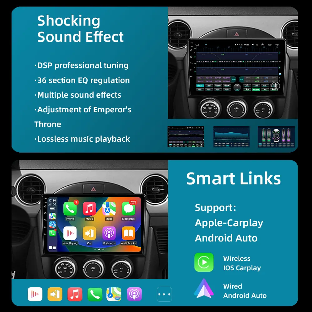 Android 12 For Mazda MX-5 MX5 MX 5 NC 2008 - 2015 Carplay Car Multimedia Player GPS DSP WIFI 4G Navigation Autoradio Auto Radio