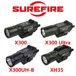 SureFire Тактический X300U X300 Ultra XH35 X300V металлический пистолет разведчик искусственное оружие для страйкбола стробоскопический фонарик