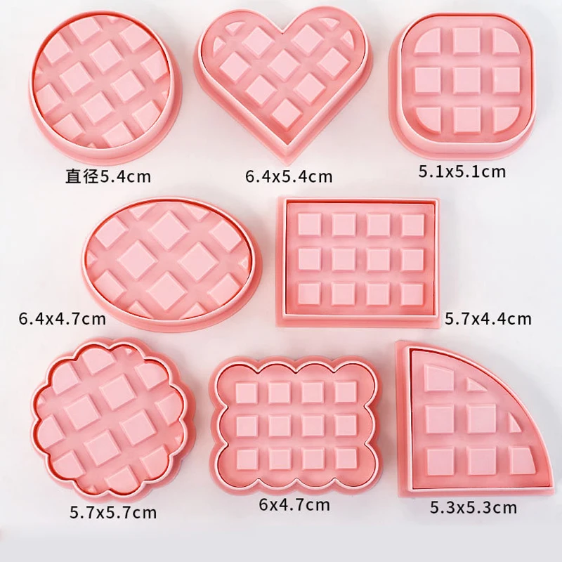 8 stks/set Thanksgiving Biscuit Mold Cookie Cutter Stempel Fondant Taart Decoratie Gereedschappen