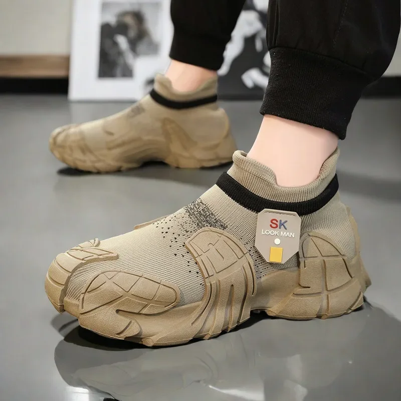 Tenid Mannen Zomer Sneakers Designer Luxe 2024 Casual Schoenen Voor Mannen Anti-Slip Zolen Herfst Mannen Schoen Sok mannen Loafers Tennis