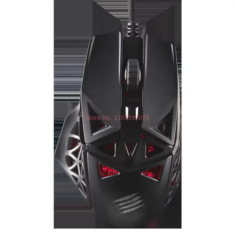 Imagem -05 - Lightpeso Wired Gaming Mouse Mouse Ergonômico Honeycomb Ratos Retroiluminados Rgb Sensor Óptico Presente Gamer 70g Paw3360 Madcatz-mojom1