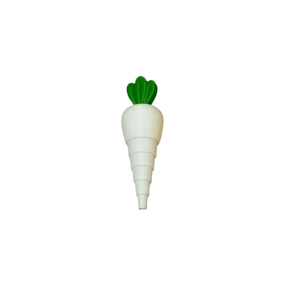 Colorful 3D Printed Scalable Carrot Expandable Fidget Easter Stretchable Ornament Simulation Plants Easter Desktop Decorations